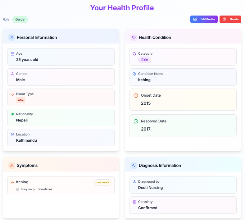 PeerAId Platform Interface